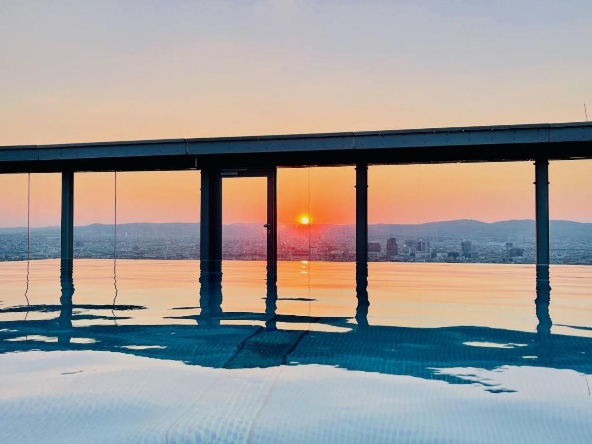 Triiiple Level 31 - Sonnenwohnen Apartment Mit Fantastischem Ausblick Und Parkplatz Виена Екстериор снимка